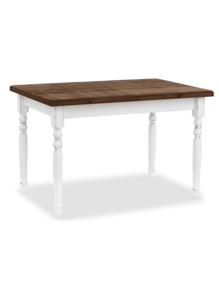 TAVOLO QUADRO 4 GAMBE 130X80X4 cm