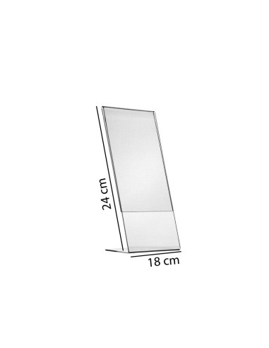 PORTA CARTELLO TRASPARENTE