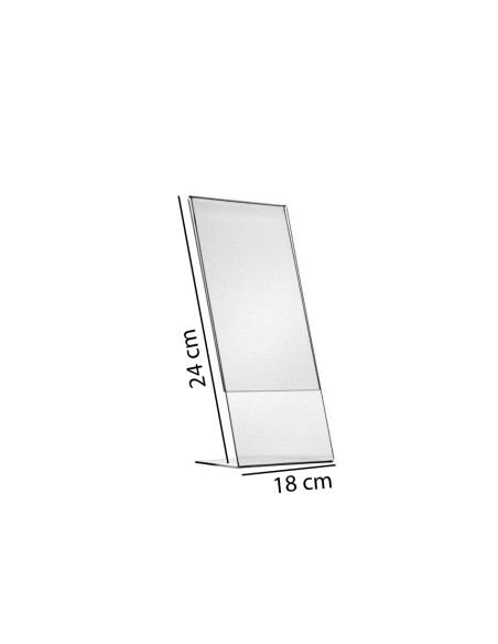 PORTA CARTELLO TRASPARENTE