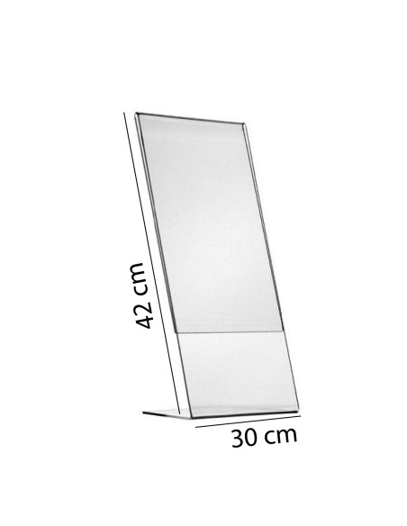 PORTA CARTELLO TRASPARENTE