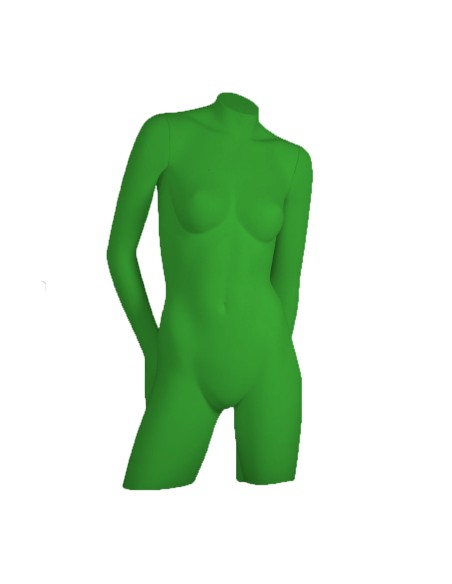 BUSTO DONNA CON BRACCIA COLORATO