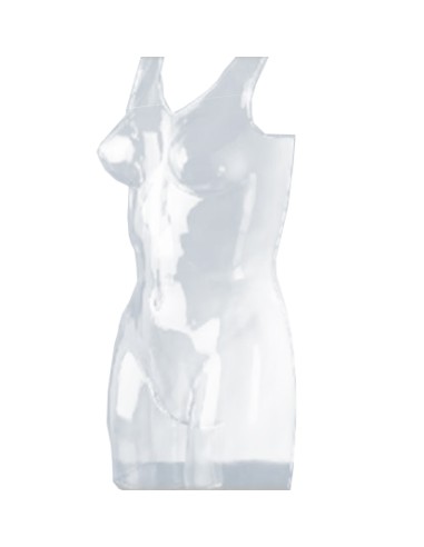 BUSTO DONNA TRASPARENTE PORTA COSTUME SAGOMA