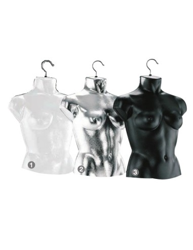 SAGOMA 3/4 TORSO BUSTO DONNA CON GANCIO INTIMO