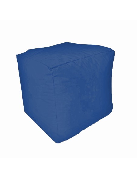 POUF MORBIDO RIVESTITO IN TESSUTO 54x65x45 cm ACIDO