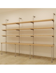 ARREDAMENTO TUBI IDRAULICI LIBRERIA SCRIVANIA