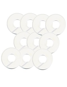 KIT 10 DISCHETTI  SEGNATAGLIE NEUTRO BIANCO