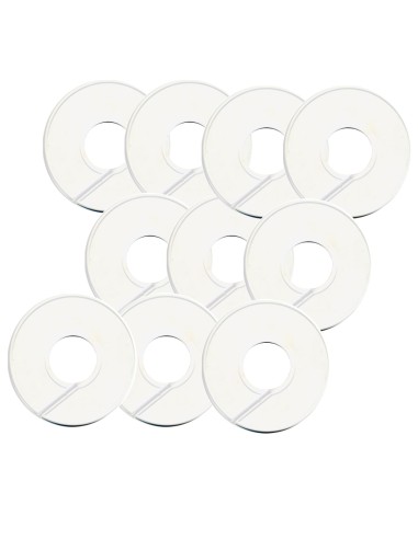 KIT 10 DISCHETTI  SEGNATAGLIE NEUTRO BIANCO