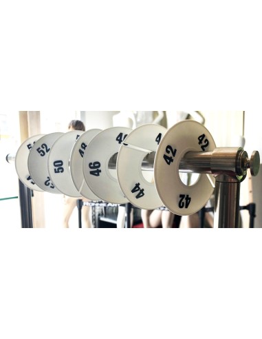 KIT 10 DISCHETTI  SEGNATAGLIE NEUTRO BIANCO