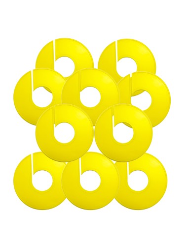 KIT 10 DISCHETTI  SEGNATAGLIE NEUTRO GIALLO