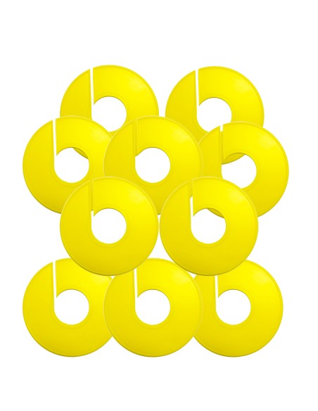 KIT 10 DISCHETTI  SEGNATAGLIE NEUTRO GIALLO