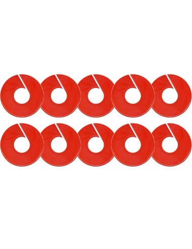 KIT 10 DISCHETTI  SEGNATAGLIE NEUTRO ROSSO