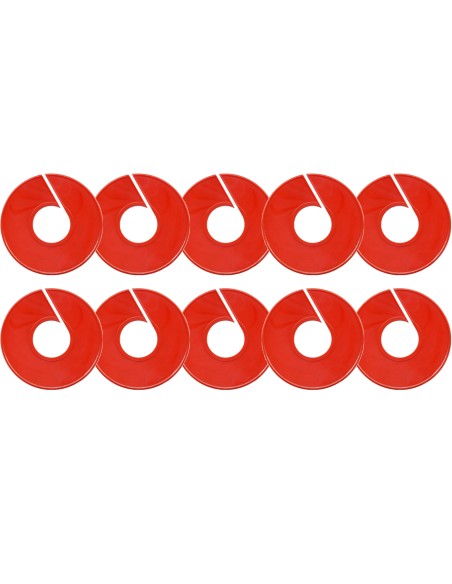 KIT 10 DISCHETTI  SEGNATAGLIE NEUTRO ROSSO