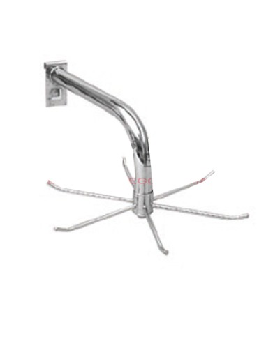 SUPPORTO GIREVOLE PORTA CINTURE CRAVATTE GRIGLIA