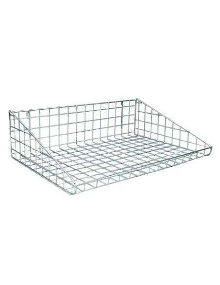 CESTO PER ARREDO IN GRIGLIA GANCIO PER TUBO 5 mm