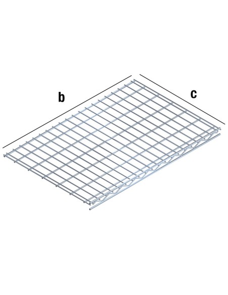 RIPIANO IN FILO DA 90 O 60 cm METALLO CROMATO