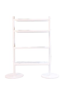 GONDOLA AUTOPORTANTE CON 4 RIPIANI INCLINATI