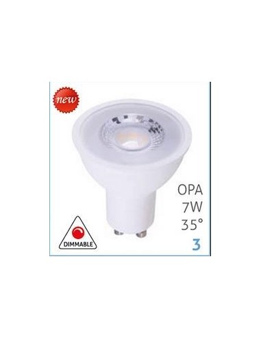 GU10-MR50 LED 7W GU10 530LM 3000K WHITE 80CRI 35°