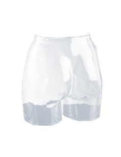 BACINO PORTASLIP POSTERIORE DONNA TRASPARENTE