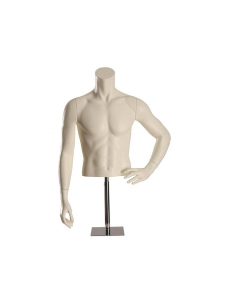 TORSO BUSTO UOMO CON BASE