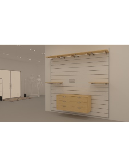 ARREDAMENTO DOGATO 240x240cm RIPIANI SOTTOAPPENDE