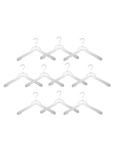 KIT 10 GRUCCIA APPENDINO CAPOSPALLA 43cm TRASPAREN