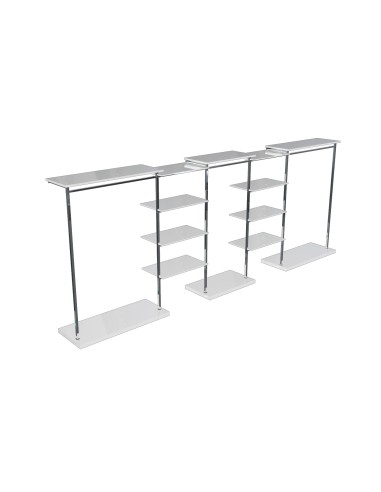 KIT ARREDAMENTO CON APPENDERIA CON MENSOLE BIANCO 378cm