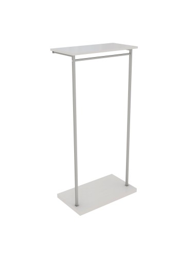 STENDER CON APPENDERIA CON MENSOLE WHITE 70X40XH 145cm