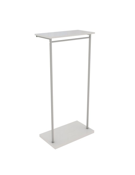 STENDER CON APPENDERIA CON MENSOLE WHITE 70X40XH 145cm