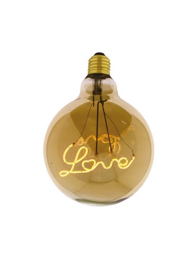 VINTAGE FIL. CURVED LOVE-HOME LED UP 5W E27 250LM 2000K 80CRI 360° GOLD