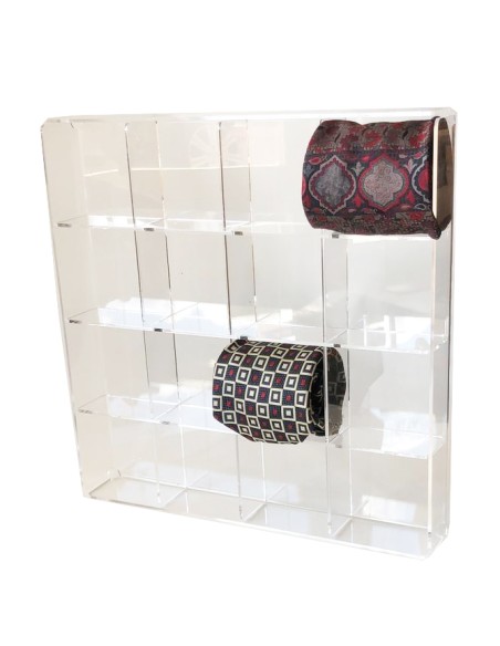 ESPOSITORE BANCO VETRINE MULTIUSO ACCESSORI DIVISO RI CASSETTI INTIMO BIGIOTTERIA CRAVETTE CINTURE