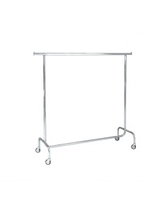 STENDER FISSO ABBIGLIAMENTO L150XH152 BASE CM 53 COLORE CROMATO