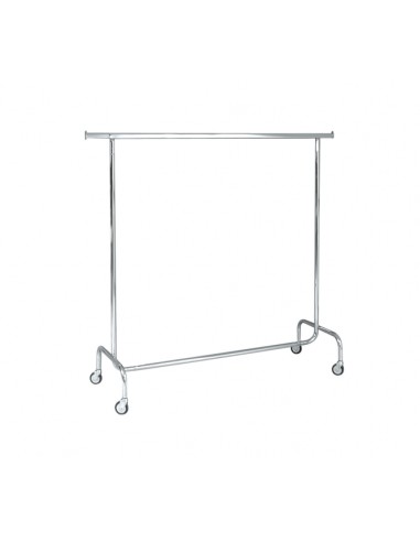 STENDER FISSO ABBIGLIAMENTO L150XH152 BASE CM 53 COLORE CROMATO