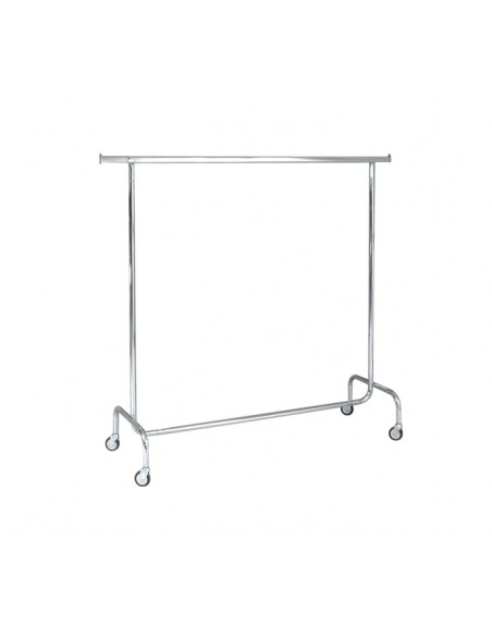 STENDER FISSO ABBIGLIAMENTO L150XH152 BASE CM 53 COLORE CROMATO