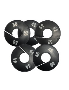 SEGNATAGLIE KIT TESTO BIANCO/FONDO NERO 38-54