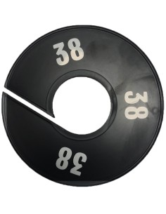 SEGNATAGLIE KIT TESTO BIANCO/FONDO NERO 38-54 2