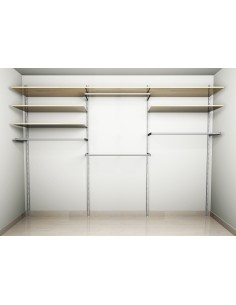 KIT ARREDAMENTO DA 3 M 6 RIPIANI 4 APPEDERIE