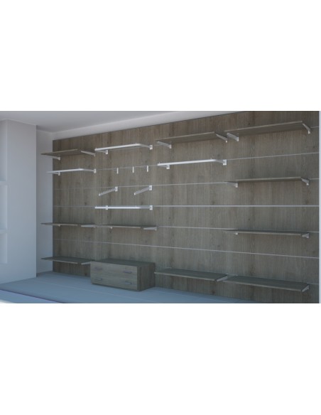 ARREDAMENTO PANNELLO DOGATO COMPLETO DI ACCESSORI