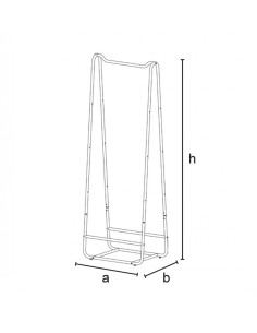 ARREDO AUTOPORTANTE APPENDIABITO STENDER MENSOLA 2