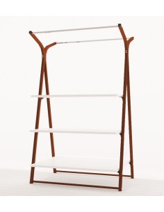 GONDOLA BIFACCIALE ARREDO APPENDIABITI MENSOLE