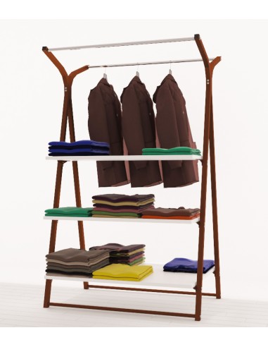 GONDOLA BIFACCIALE ARREDO APPENDIABITI MENSOLE