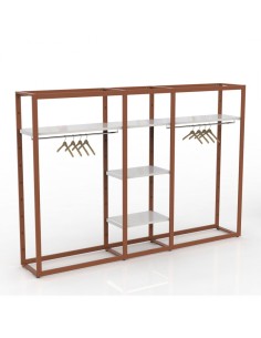 ARREDO AUTOPORTANTE DA 260 cm COMPONIBILE RAME