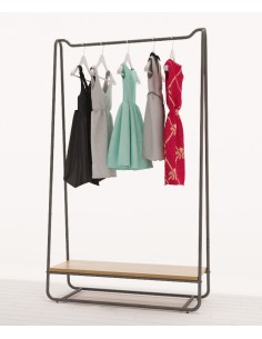 ARREDO AUTOPORTANTE GONDOLA BIFACCIALE 105 cm TRASPARENTE OPACO- TAVOLATO 2