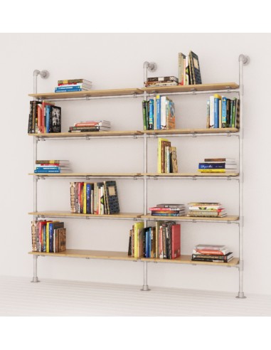 KIT ARREDAMENTO COMPONIBILE INDUSTRIAL LIBRERIA