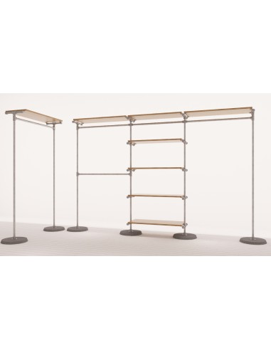 KIT ARREDAMENTO INDUSTRIAL ABBIGLIAMENTO CEMENTO