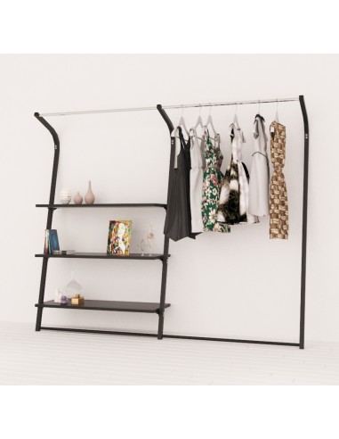 ARREDO  COMPONIBILE NEGOZIO BOUTIIQUE NERO OPACO