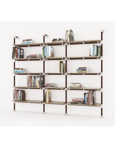 KIT ARREDAMENTO COMPONIBILE INDUSTRIAL LIBRERIA
