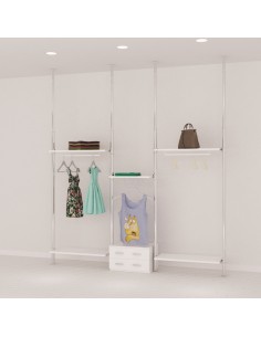 ARREDO AUTOPORTANTE MONTANTI TELESCOPICO 255 cm