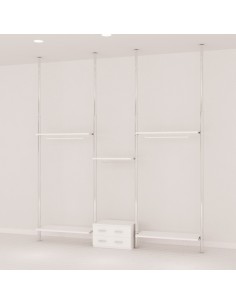 ARREDO AUTOPORTANTE MONTANTI TELESCOPICO 255 cm 2