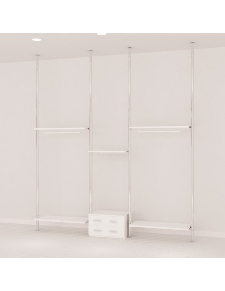 ARREDO AUTOPORTANTE MONTANTI TELESCOPICO 255 cm