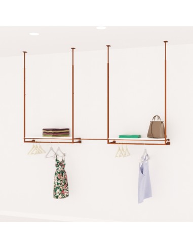 ARREDO SOSPESO DA TERRA APPENDIABITO MENSOLE RAME